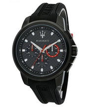  Shop Authentic Maserati SFIDA Chronograph Quartz Stainless Steel Black Dial Watch For Men - R8851123007 - Luxxuri