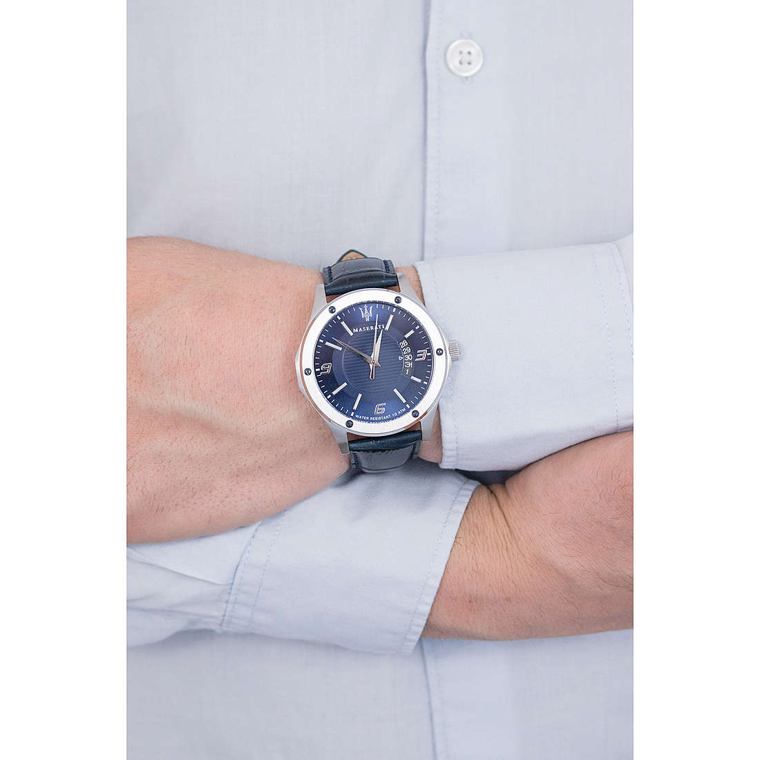  Shop Authentic Maserati Circuito Blue Dial Blue Leather Strap Watch For Men - R8851127003 - Luxxuri
