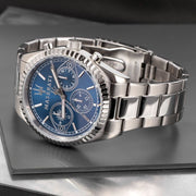  Shop Authentic Maserati Competizione Chronograph Blue Dial Silver Steel Strap Watch For Men - R8853100013 - Luxxuri