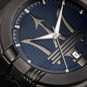  Shop Authentic Maserati Potenza Quartz Blue Dial Grey Mesh Bracelet Watch For Men - R8853108005 - Luxxuri