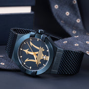  Shop Authentic Maserati Potenza Blue Dial Edition 42mm Mesh Bracelet Watch For Men - R8853108008 - Luxxuri