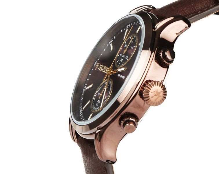  Shop Authentic Maserati Epoca Chronograph Brown Dial Brown Leather Watch For Men - R8871618006 - Luxxuri
