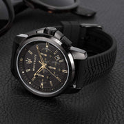  Shop Authentic Maserati Successo Black Dial Black Rubber Strap Watch For Men - R8871621011 - Luxxuri