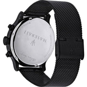  Shop Authentic Maserati Epoca Black Edition Blue Dial Black Mesh Bracelet Watch For Men - R8873618008 - Luxxuri