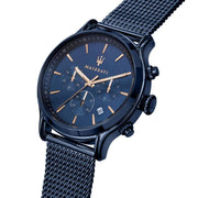  Shop Authentic Maserati Epoca Analog Blue Dial Blue Mesh Bracelet Watch For Men - R8873618010 - Luxxuri