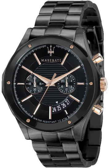  Shop Authentic Maserati Circuito Black Dial Black Steel Strap Watch For Men - R8873627001 - Luxxuri