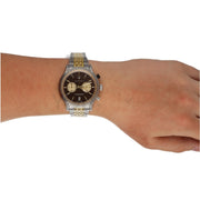  Shop Authentic Maserati Legend Chronograph 42mm Brown Dial Two Tone Steel Strap Watch For Men - R8873638003 - Luxxuri