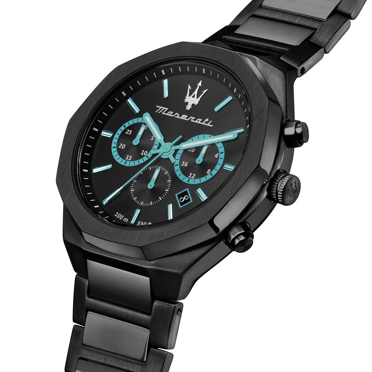  Shop Authentic Maserati Stile Aqua Edition Chronograph Stainless Steel Watch For Men - R8873644001 - Luxxuri