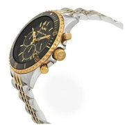  Shop Authentic Michael Kors Bayville Chronograph Black Dial Two Tone Steel Strap Watch For Women - MK8872 - Luxxuri