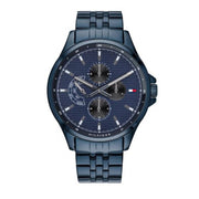  Shop Authentic Tommy Hilfiger Shawn Quartz Blue Dial Blue Steel Strap Watch for Men - 1791618 - Luxxuri