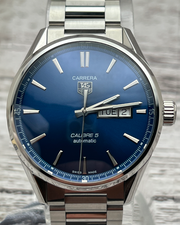  Shop Authentic Tag Heuer Carrera Blue Dial Watch for Men - WAR201E.BA0723 - Luxxuri