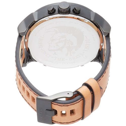  Shop Authentic Diesel Mr. Daddy 2.0 Chronograph Grey Dial Brown Leather Strap Watch For Men - DZ7406 - Luxxuri