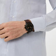  Shop Authentic Fossil Retro Pilot Chronograph Brown Dial Brown Leather Strap Watch for Men - FS5833 - Luxxuri