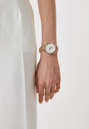  Shop Authentic Michael Kors Pyper Three-Hand White Dial Rose Gold Steel Strap Watch For Women - MK4594 - Luxxuri