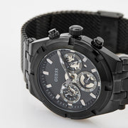  Shop Authentic Guess Continental Chronograph Black Dial Black Mesh Strap Watch For Men - GW0582G3 - Luxxuri