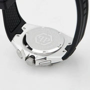 Philipp Plein Octagon Grey Dial Black Silicone Strap Watch for Men - PWTBA0123