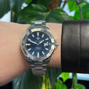  Shop Authentic Tag Heuer Aquaracer Blue Dial Watch for Men - WAY2012.BA0927 - Luxxuri