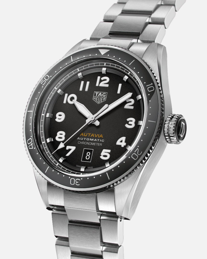 Shop Authentic Tag Heuer Autavia Grey Dial Watch for Men - WBE5114.EB0173 - Luxxuri