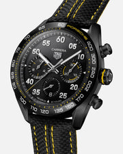  Shop Authentic Tag Heuer Carrera x Porsche Automatic Chronograph Black Dial Black Nylon Strap Watch for Men - CBN2A1H.FC6512 - Luxxuri