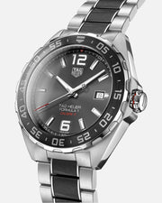  Shop Authentic Tag Heuer Formula 1 Calibre 5 Anthracite Dial Two Tone Steel Strap Watch for Men - WAZ2011.BA0843 - Luxxuri