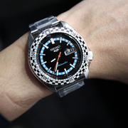  Shop Authentic Seiko 5 Sports Checker Flag Special Edition Black Dial Silver Steel Strap Watch For Men - SRPK67K1 - Luxxuri
