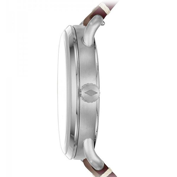  Shop Authentic Fossil The Commuter White Dial Brown Leather Strap Watch for Men - FS5275 - Luxxuri