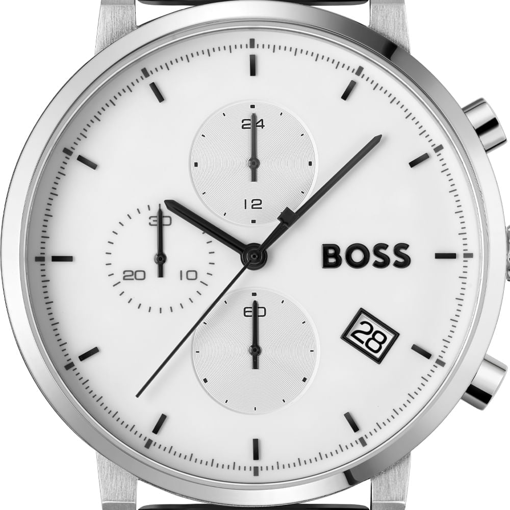 Shop Authentic Hugo Boss Skymaster White Dial Silver Mesh Bracelet Watch for Men - 1513933 - Luxxuri