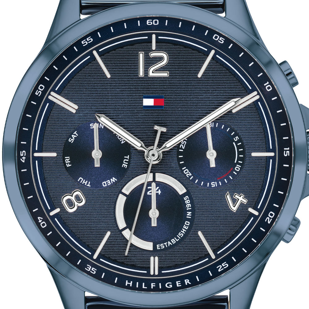  Shop Authentic Tommy Hilfiger Harper Quartz Blue Dial Blue Steel Strap Watch For Women - 1782227 - Luxxuri