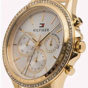  Shop Authentic Tommy Hilfiger Ari Diamonds White Dial Cream Leather Strap Watch for Women - 1781982 - Luxxuri