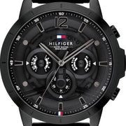  Shop Authentic Tommy Hilfiger Classic Chronograph Black Dial Black Steel Strap Watch For Men - 1710494 - Luxxuri