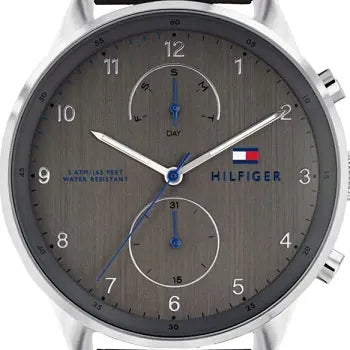  Shop Authentic Tommy Hilfiger Chase Quartz Brown Dial Brown Leather Strap Watch for Men - 1791579 - Luxxuri