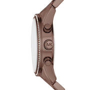  Shop Authentic Michael Kors Ritz Chronograph Brown Dial Brown Steel Strap Watch For Women - MK6529 - Luxxuri