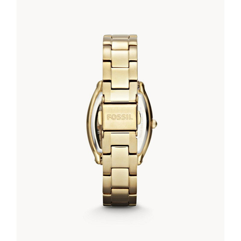  Shop Authentic Fossil Wallace Gold Tone Dial Gold Steel Strap Watch for Women - ES3176 - Luxxuri