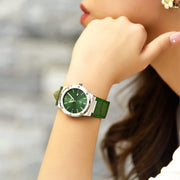  Shop Authentic Salvatore Ferragamo F-80 Classic Green Dial Green Leather Strap Watch for Men - SFDT00119 - Luxxuri