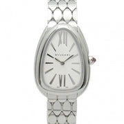  Shop Authentic Bvlgari Serpenti Seduttori Quartz White Dial Silver Steel Strap Watch for Women - SERPENTI103141 - Luxxuri