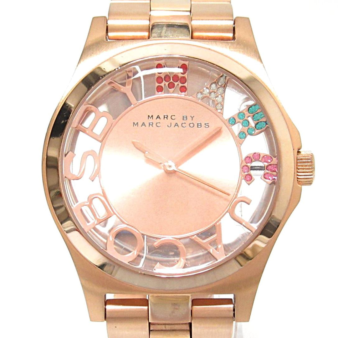  Shop Authentic Marc Jacobs Henry Skeleton Rose Gold Dial Rose Gold Steel Strap Watch for Women - MBM3264 - Luxxuri