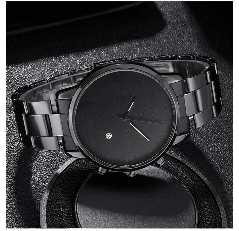  Shop Authentic Armani Exchange Cayde Analog Black Dial Black Steel Strap Watch For Men - AX2701 - Luxxuri
