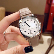  Shop Authentic Marc Jacobs Mandy Silver Dial Brown Leather Strap Watch for Women - MJ1563 - Luxxuri