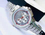  Shop Authentic Maserati Royale Chronograph Grey Dial Silver Steel Strap Watch For Men - R8873637003 - Luxxuri
