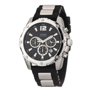 Shop Authentic Guess Intrepid Chronograph Black Dial Two Tone Steel Strap Watch for Men - W0167G1 - Luxxuri