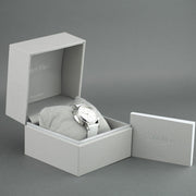  Shop Authentic Calvin Klein Skirt White Dial White Leather Strap Watch for Women - K2U291L6 - Luxxuri