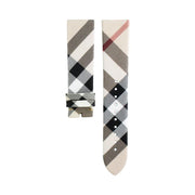  Shop Authentic Burberry The City Nova White Dial Checked Brown Leather Strap Watch for Men - BU9357 - Luxxuri