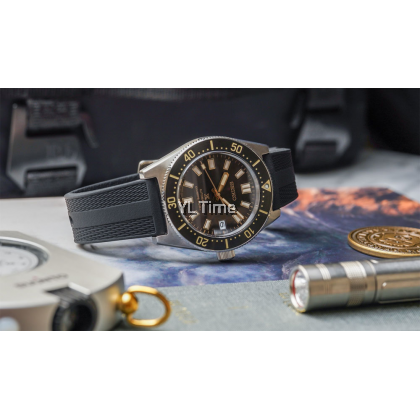  Shop Authentic Seiko Prospex 1965 Diver's Modern Re-Interpretation Automatic Brown Dial Black Rubber Strap Watch For Men - SPB147J1 - Luxxuri