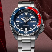  Shop Authentic Seiko 5 Sports Automatic Blue Dial Silver Steel Strap Watch For Men - SRPD53K1 - Luxxuri