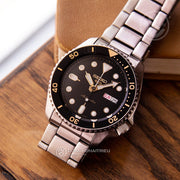  Shop Authentic Seiko 5 Sports Automatic Black Dial Silver Steel Strap Watch For Men - SRPD57K1 - Luxxuri