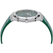  Shop Authentic Salvatore Ferragamo F-80 Classic Green Dial Green Leather Strap Watch for Men - SFDT00119 - Luxxuri