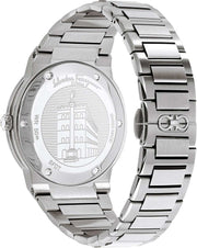  Shop Authentic Salvatore Ferragamo F-80 Classic Blue Dial Silver Steel Strap Watch for Men - SFDT01320 - Luxxuri