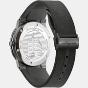  Shop Authentic Salvatore Ferragamo Sapphire Black Dial Black Rubber Strap Watch for Men - SFHP00320 - Luxxuri