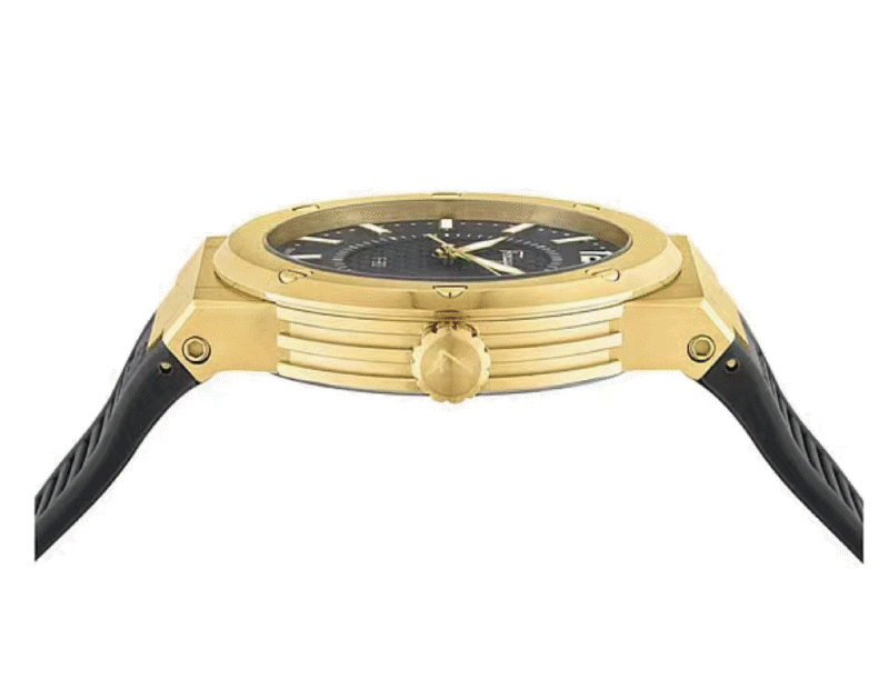  Shop Authentic Salvatore Ferragamo F-80 Classic Black Dial Black Rubber Strap Watch for Men - SFHY01621 - Luxxuri