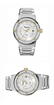  Shop Authentic Salvatore Ferragamo F-80 Classic Silver Dial Silver Steel Strap Watch for Men - SFHY02922 - Luxxuri